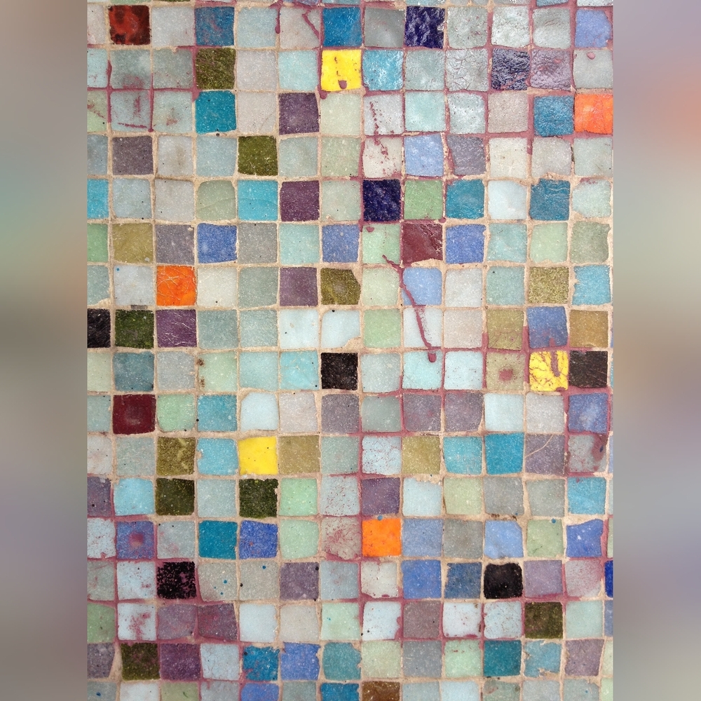Colorful Mosaic Tile Art PRINT